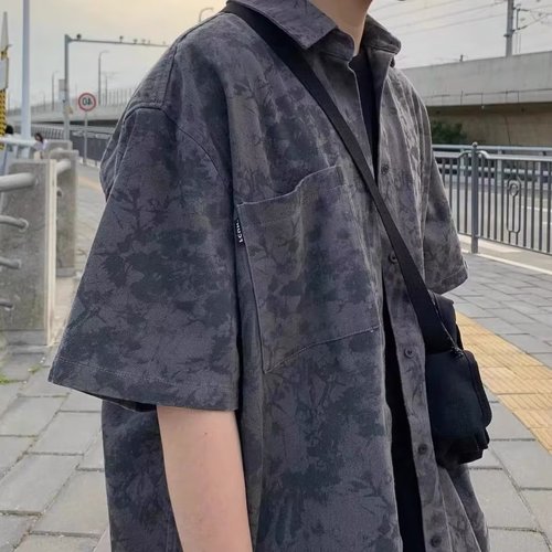 Men's Summer T-Shirt Casual Streetwear Loose Fit Fashion Top Sweatshirt Daily Wear Outerwear