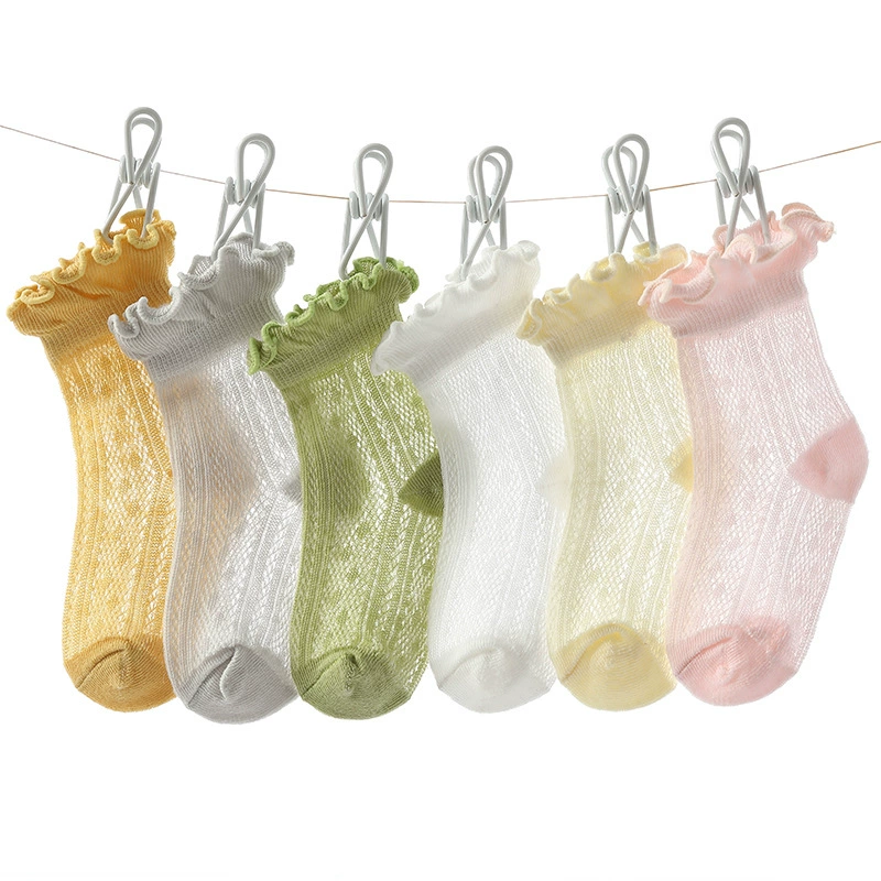 Summer light and thin children's ultra thin socks for new born