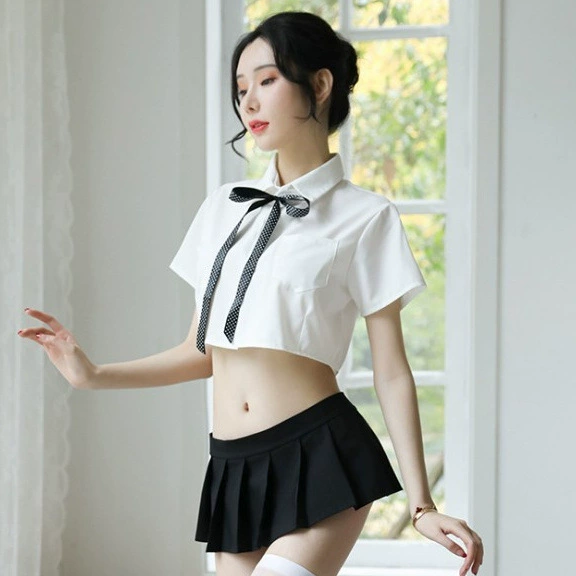 Student Outfit [Top + Skirt + Bow Tie]