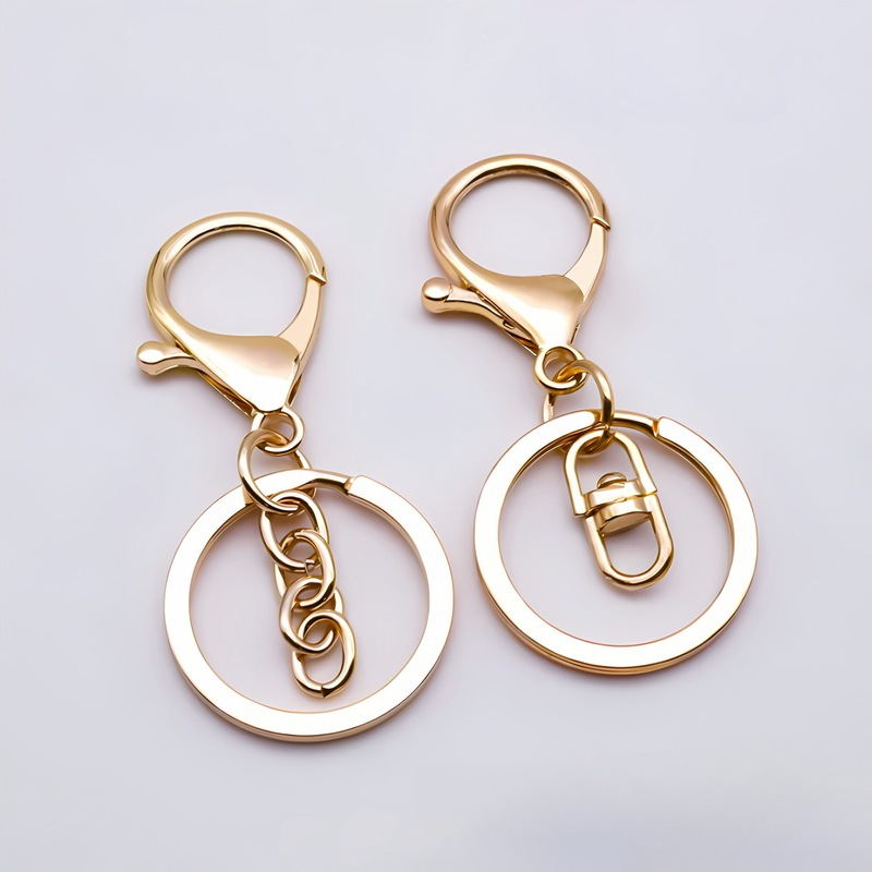 3 ピースロブスタークラスプ金属キーホルダーアクセサリーペンダントバックル diy おもちゃ人形キーホルダークリエイティブ手作り|undefined