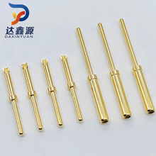 铜针插针 医疗美容航空连接器1.6冠簧焊线端子PCB板铜针插针pin针