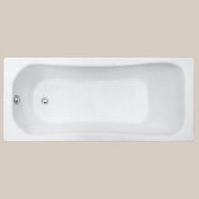 加工定制家用嵌入式铸铁搪瓷浴缸  易清洗浴缸 现货批发铸铁浴缸