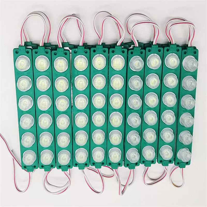 Светодиодный модуль водонепроницаемый рекламный щит светяще слово светодиодная лампа полунаружная рекламная лампа 12V литья 6 лампа боковой источник света