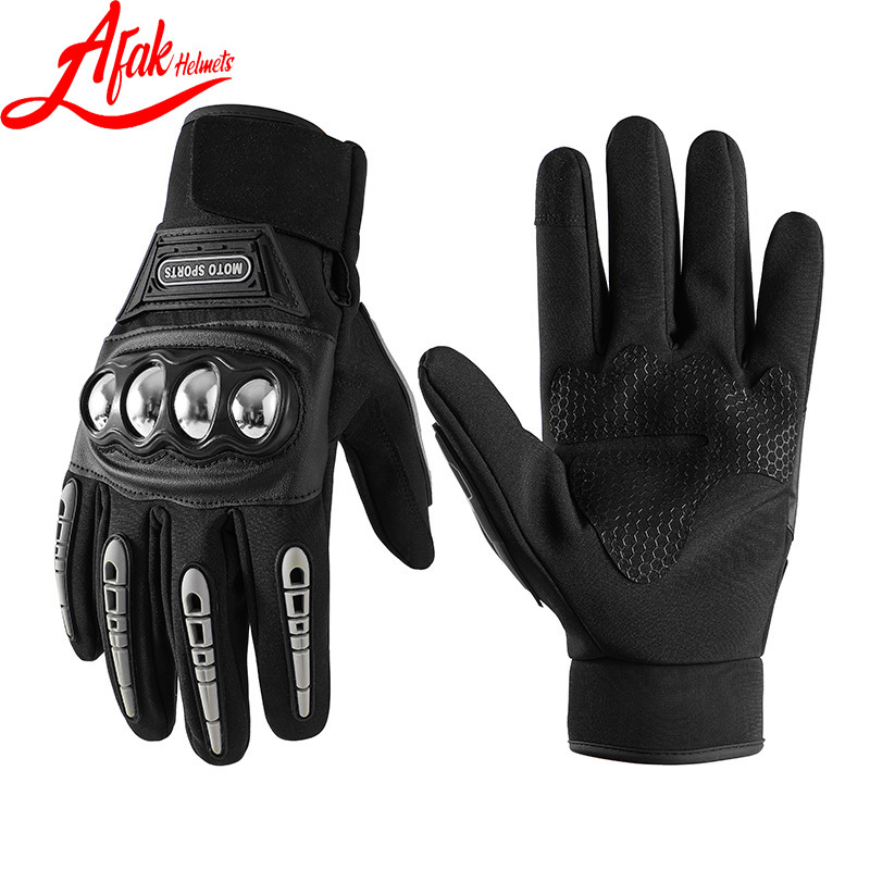 Four Seasons Racing Knight protector de la motocicleta guantes de montar caliente pantalla táctil resistente a la caída a prueba de viento unisex al por mayor