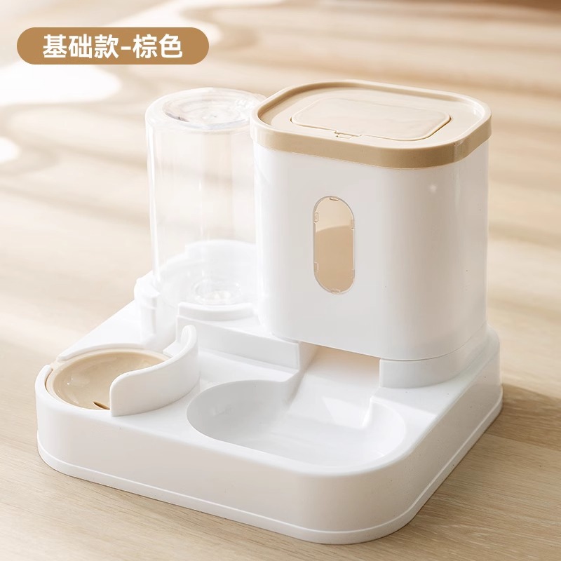Comercio exterior transfronterizo perro simple alimentador automático de agua potable de gran capacidad para gatos tazón para perros tazón para mascotas doble tazón para gatos artículos