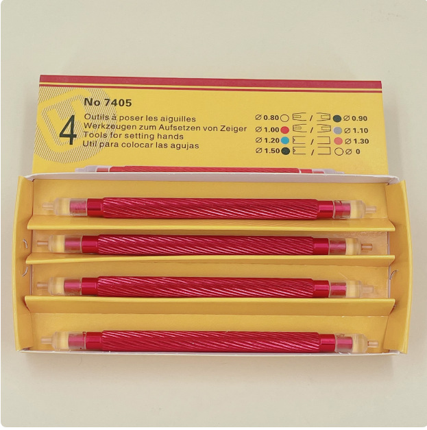 修表工具 装针笔 套装 4只装 装针笔 总共8个头 压针笔 双头压针