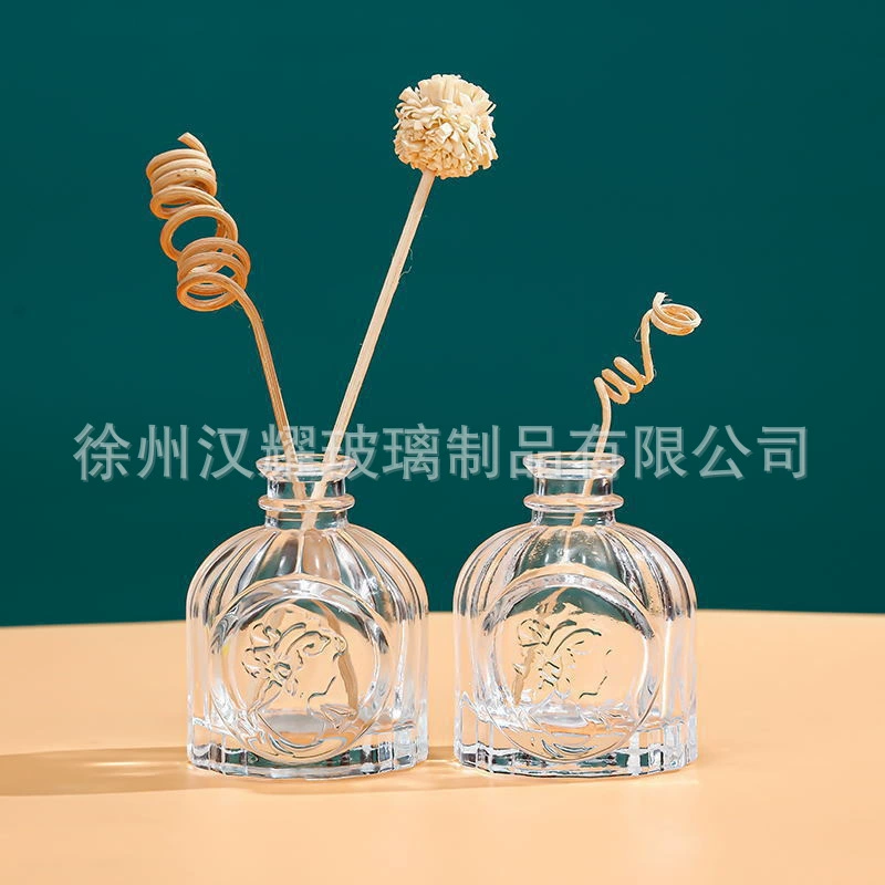 Скандинавские образы красоты в стиле ароматерапии бутылка с тиснением прозрачная стеклянная бутылка для домашнего стекла украшения ароматная бутылка