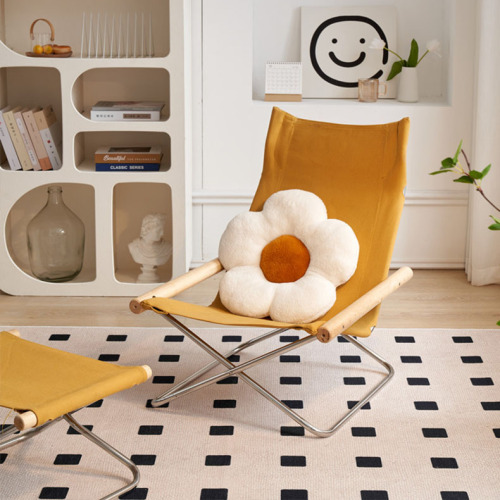 Japanese simple modern sofa chair Internet celebrity ins lounge chair folding chair lazy chair medieval Nordic single leisure chair