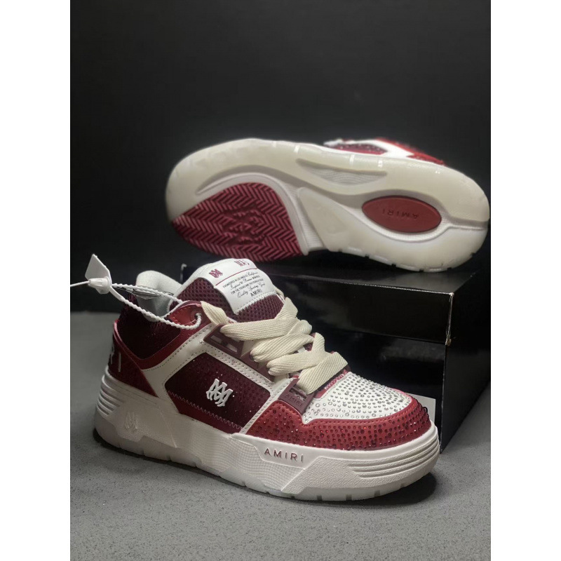 Nuevo AMIRI marca de moda para hombres y mujeres zapatos de skate de altura baja, zapatos deportivos casuales de suela gruesa, zapatos de moda de pareja image 15