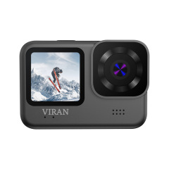 スポーツカメラ4kダブルカラースクリーンは国境を越えて潜水手の震えを防ぐために屋外で旅行バイクのドライブレコーダーに乗る