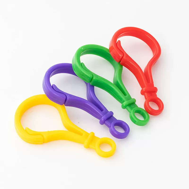 diy饰品配件彩色灯泡扣公仔钥匙扣塑料龙虾扣箱包扣 亚克力挂钩扣