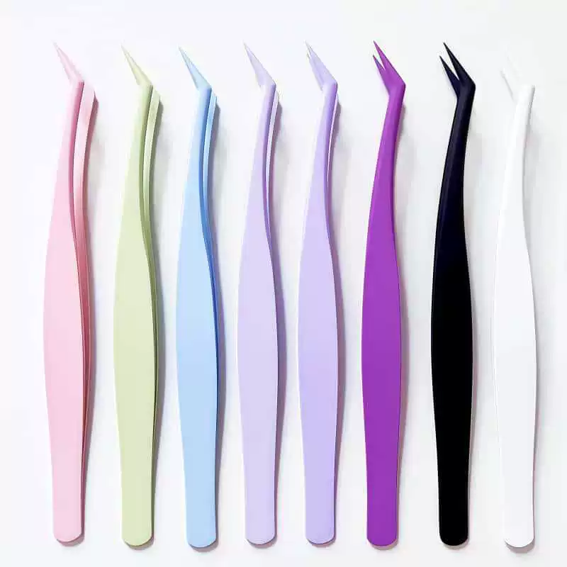 Tweezers for eyelashes, false eyelashes, (Cross-border trading)
