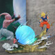 Dragon Ball Hand-made Buo vs Sun Wukong Battle Model Statue Turtle Qigong Color Box Ornaments Wholesale