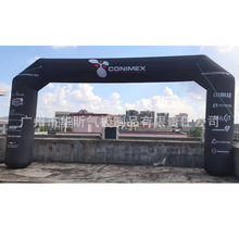 厂家批发方形充气拱门户外广告双联拱模型厂家可印刷logo