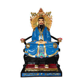 太上老君神像图片树脂玻璃钢三清神像彩绘河南佛像厂直销