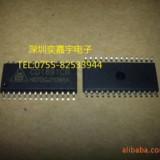 原装华晶CD1691CB  FM/AM单片调频调幅收音IC现货直销