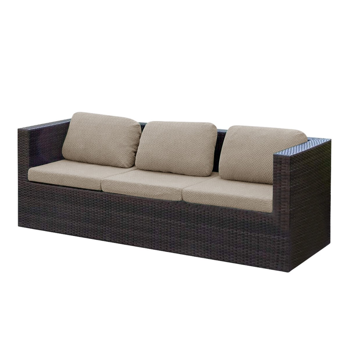 Transfronterizos T-shaped al aire libre impermeable estriado sofá elástico cojín cubierta todo incluido sofá general sofá en stock