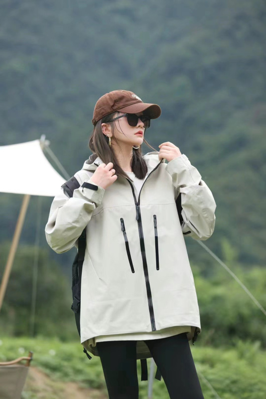 男性用アウトドア登山服 2025 台州鳥ジャケット レディースジャケット チベットキャンプ防風防水ジャケット秋|undefined