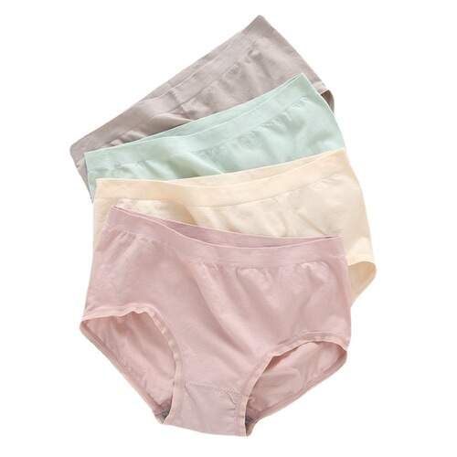 Graphene Underwear Silver Box 1.0 Seamless Women's Seamless Butt Lifting Moisture-wicking Pants Boxed Mid-Rise Briefs