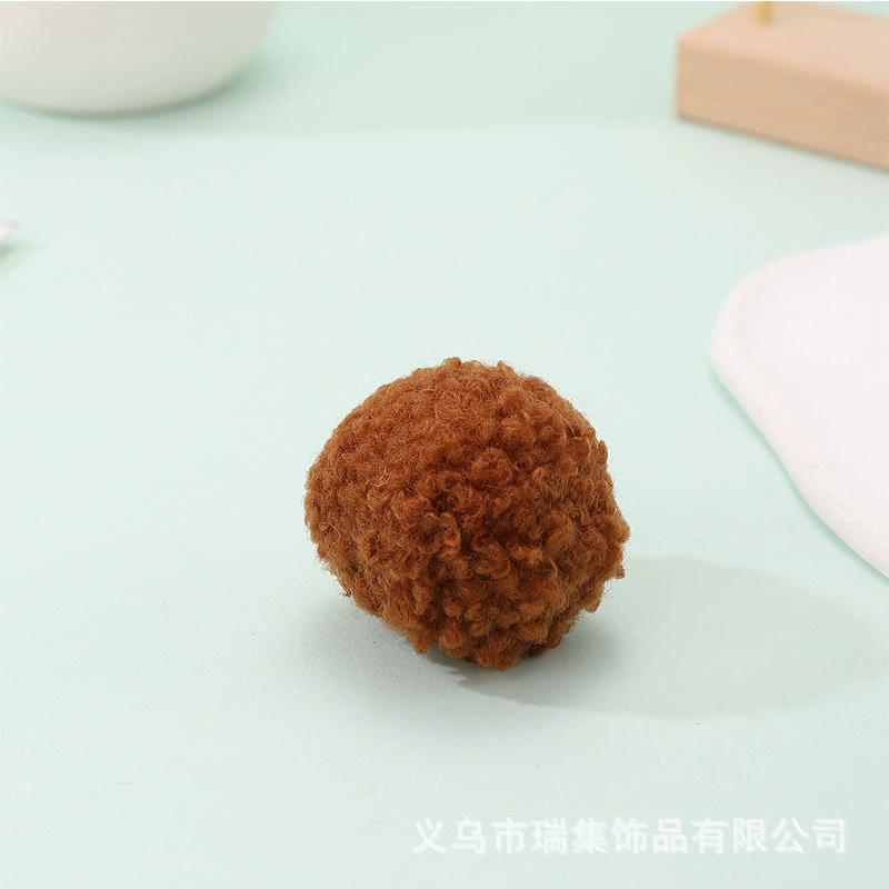 Puffer ball handmade, uniform, accessory with accessories, plush, DIY