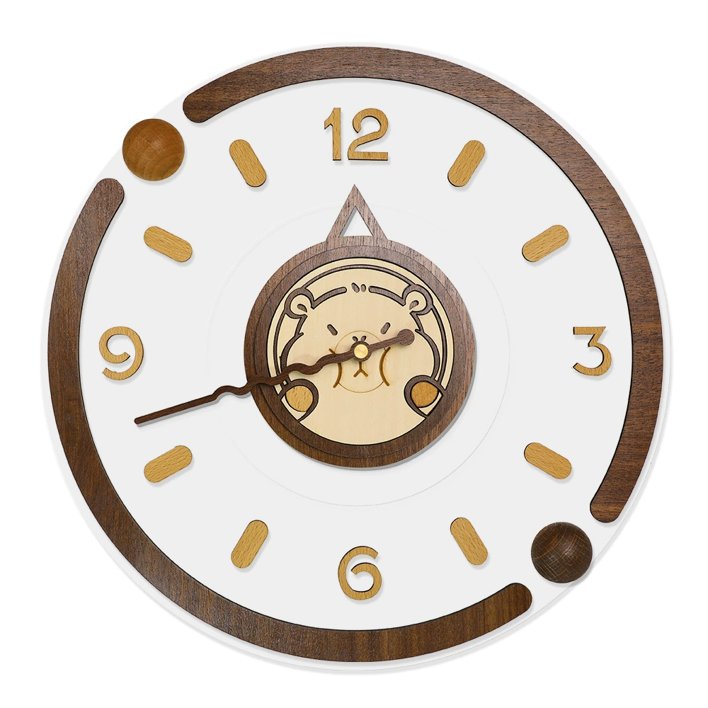 Мультяшные акриловые часы декоративные внутренние стены декоративные подвески тихие настенные часы