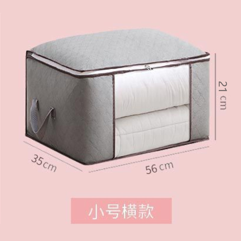 Bolsa de almacenamiento de edredón debajo de la cama armario ropa acabado bolsa plegable móvil caja de almacenamiento de edredón