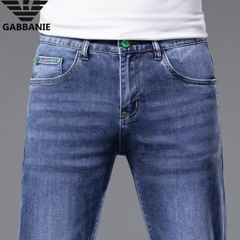 Spring thin quality jeans, trousers, slim fit, Korean style