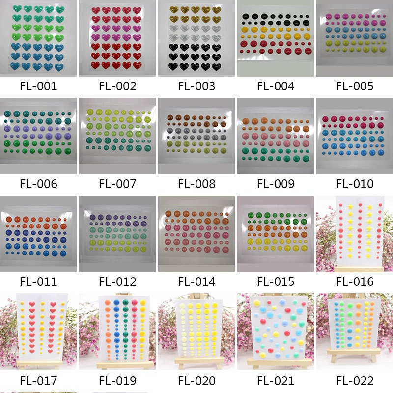 Q FL-001-FL-024 Капля клея эмали DIY Смола паста дневник записки
