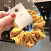 Cloth, advanced hair rope, flowered, Korean style, internet celebrity