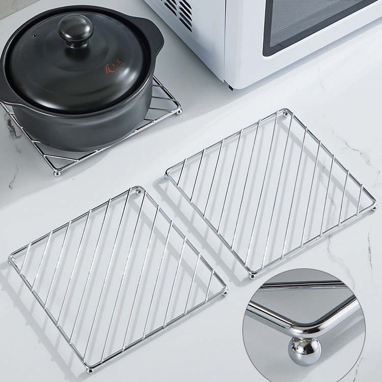 Household Kitchen Countertop Dining Table Casserole Iron Heat Insulation Pad Pot Mat High Temperature Anti-scalding Anti-heat Dining Mat Bowl Plate Mat