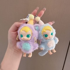跨境新品搪胶Baby Molly口袋朋友系列毛绒挂件儿童礼物包包钥匙扣