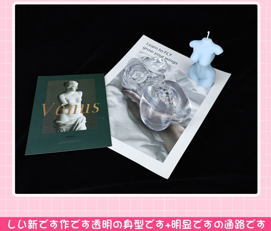 Transparent TPE Manual Masturbator Half-Body Sleeve with Realistic Inverted Mold Texture — detail image 20