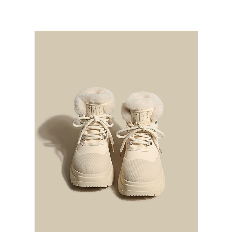 New winter padded padded padded shoes platform boots_voghion.com