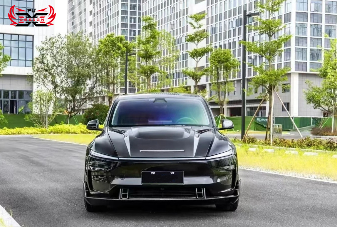 Suitable for Tesla Model Y modified CMS new version front lip, front bumper, front spoiler, carbon fiber spoiler