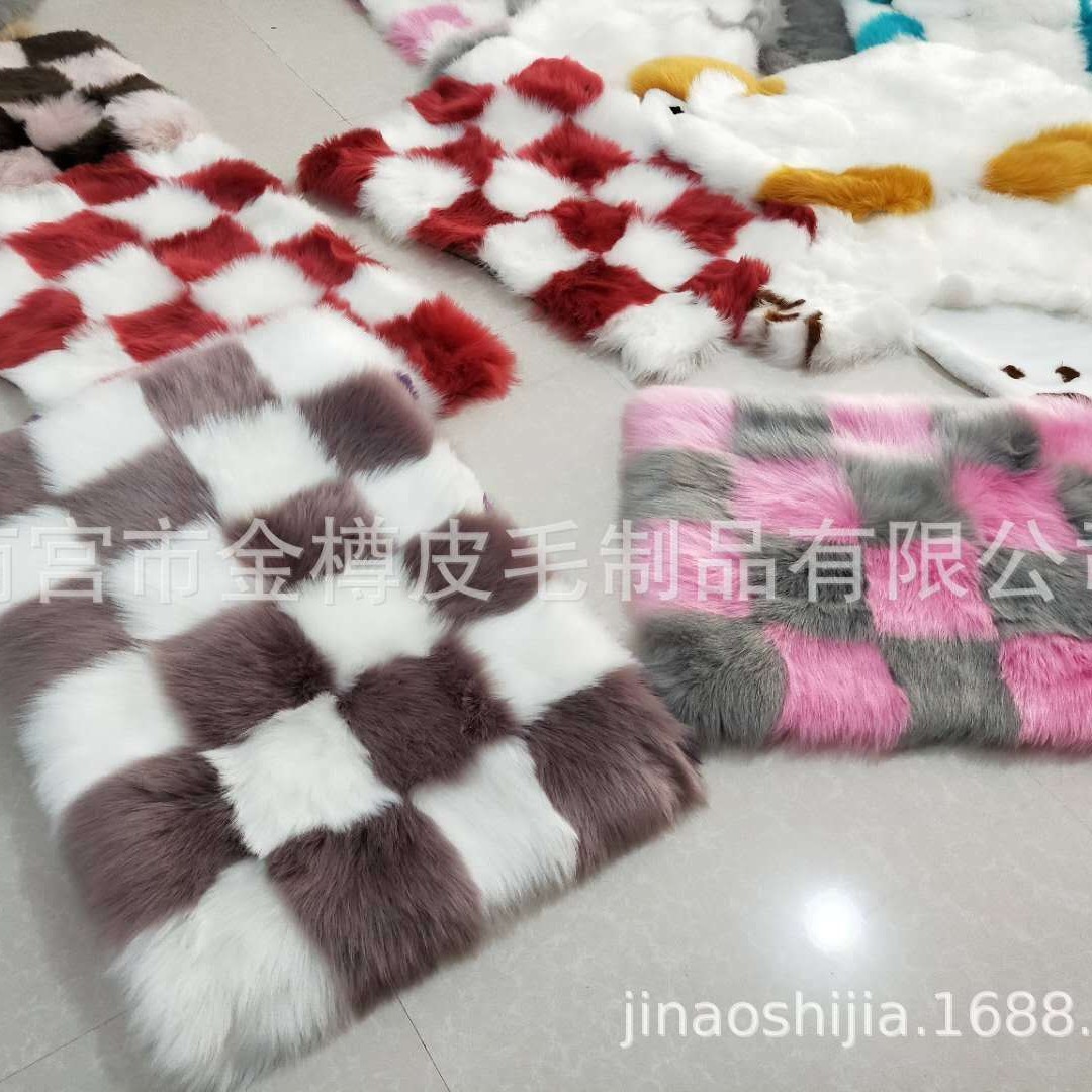 FUENTE Fábrica de lana-como la piel alfombra integrada alfombra de piso ventana de la Bahía manta decorativa de piel de oveja-como la luz alfombra de piso de lujo