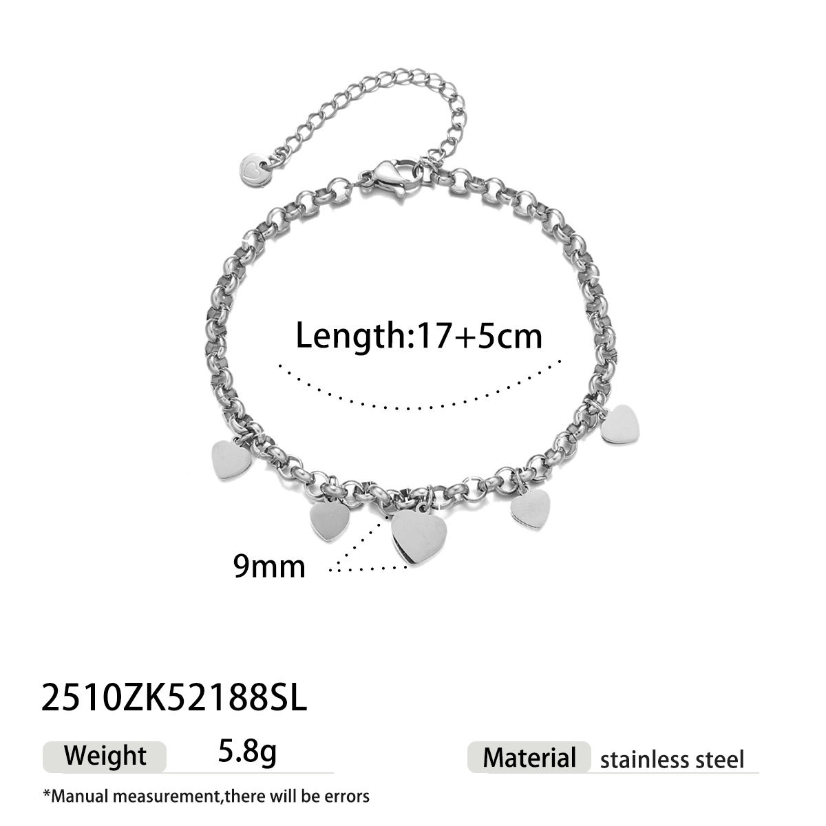 Collar de acero inoxidable para mujeres no se desvanece amor incrustado collar de zircon ligero lujo nicho ventas calientes transfronterizas image 9