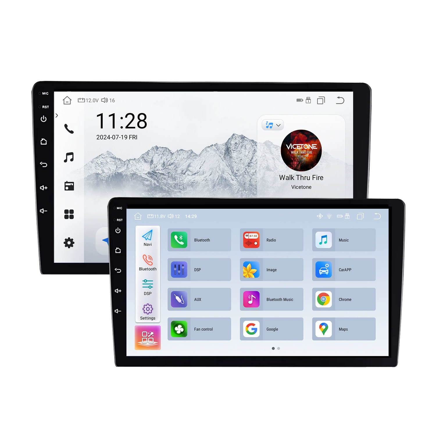 Car manufacturer car navigation 9-inch central control interconnected multimedia universal Android eight-core customized large screen dvd wireless