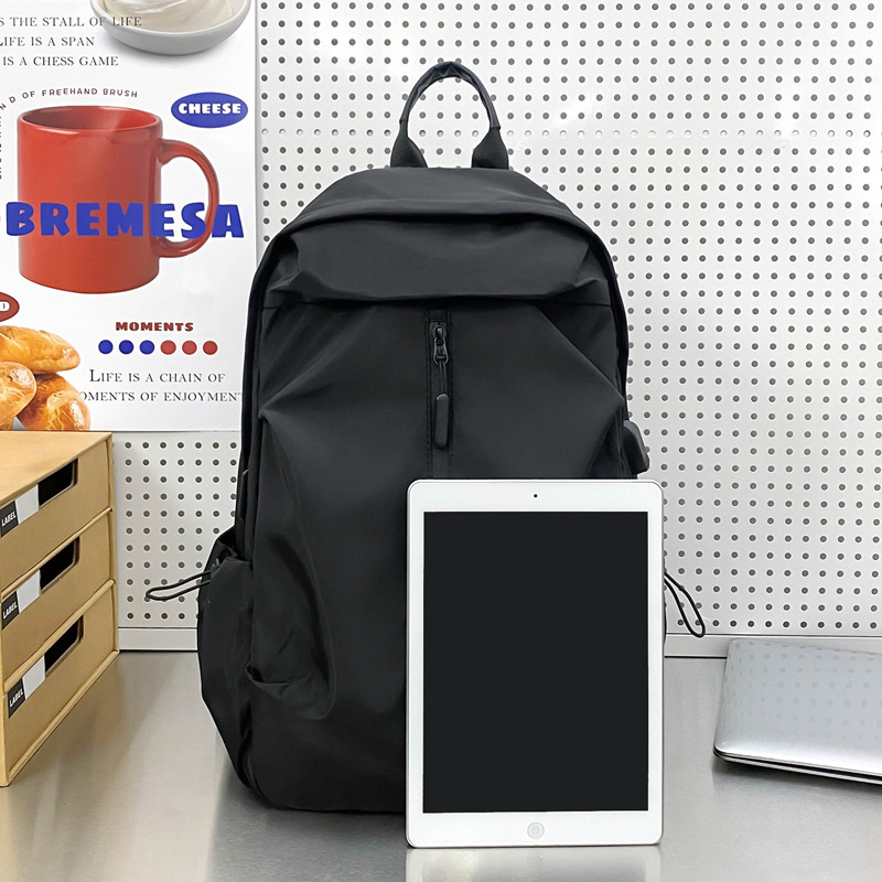 Lässiger Rucksack, große Reise-Computertasche, High-End-Gefühl für Herren, einfacher Rucksack für das Pendeln zur Arbeit_voghion.com