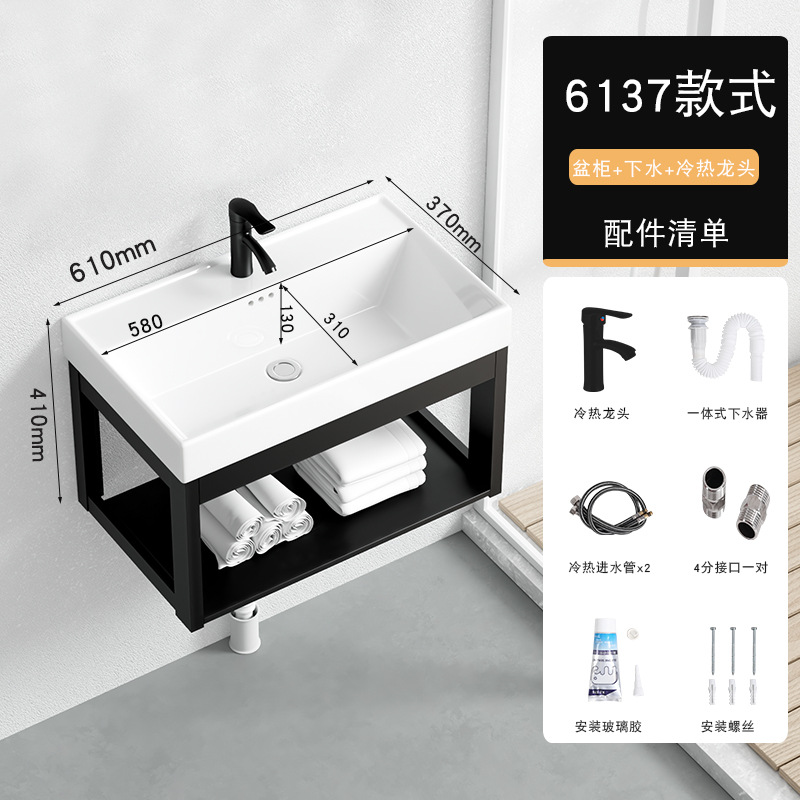 61*37cm + escurridor + grifo caliente y fría