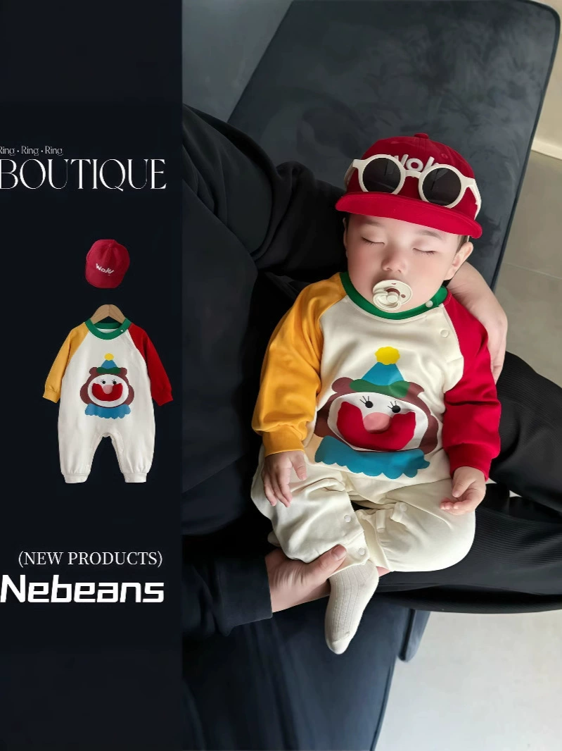 Весенний тренд детский хлопковый комфортный боди для новорожденного