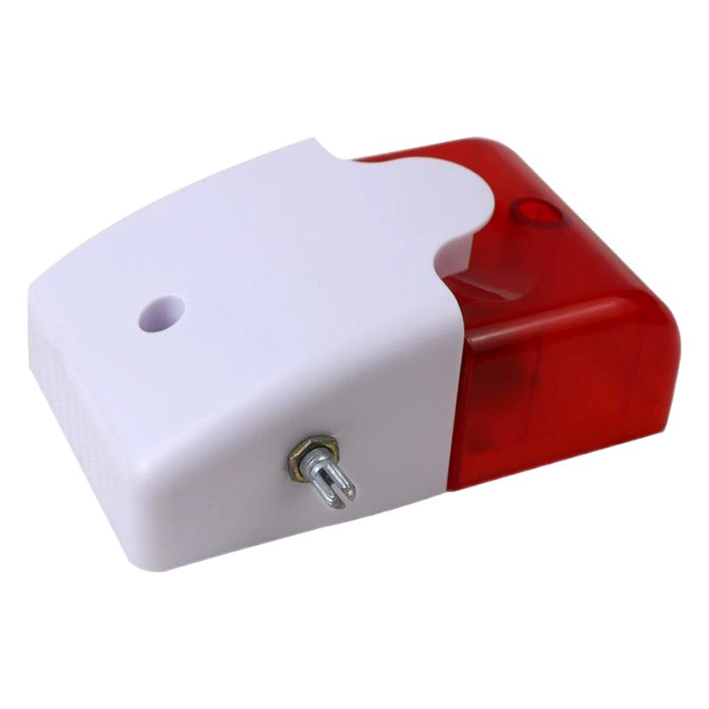 Хао громкий световой сигнал размер звука Регулируемый пожарный Рог 12 В устройство предупреждения о пожаре отключен вызывающий абонент