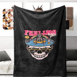 2023 explosions all saints day flannel blanket zombie flannel blanket 3d digital printing