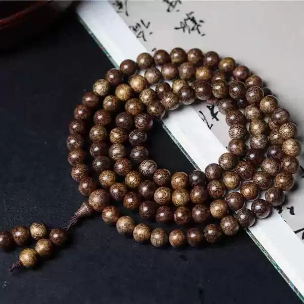 Round beads, 108 beads