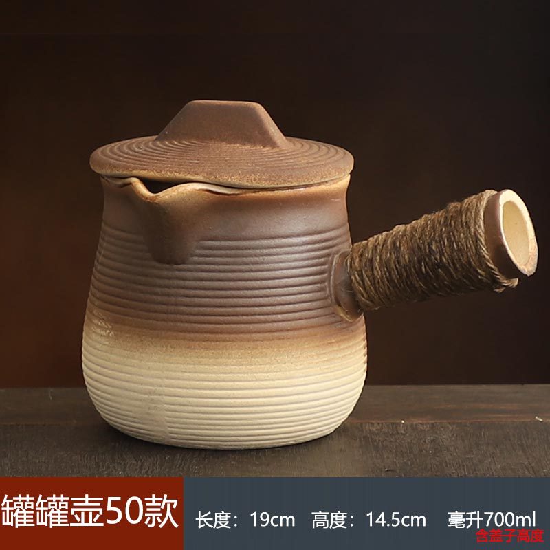 Juego de Tetera y Estufa para Té de Cerámica para Hogar y Exteriores