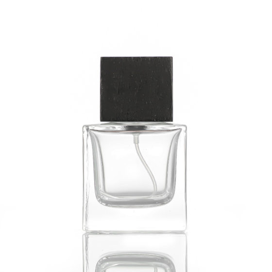 Quartet Perfume Bottle 30ml50ml100ml Glass Bottle Black Beech Cover Perfume Bottles Wholesale Spray Bottle