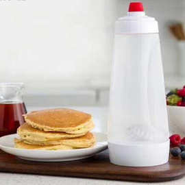 手摇面糊搅拌瓶 面糊分配器 奶油搅拌分配壶 松饼搅拌瓶带刻度