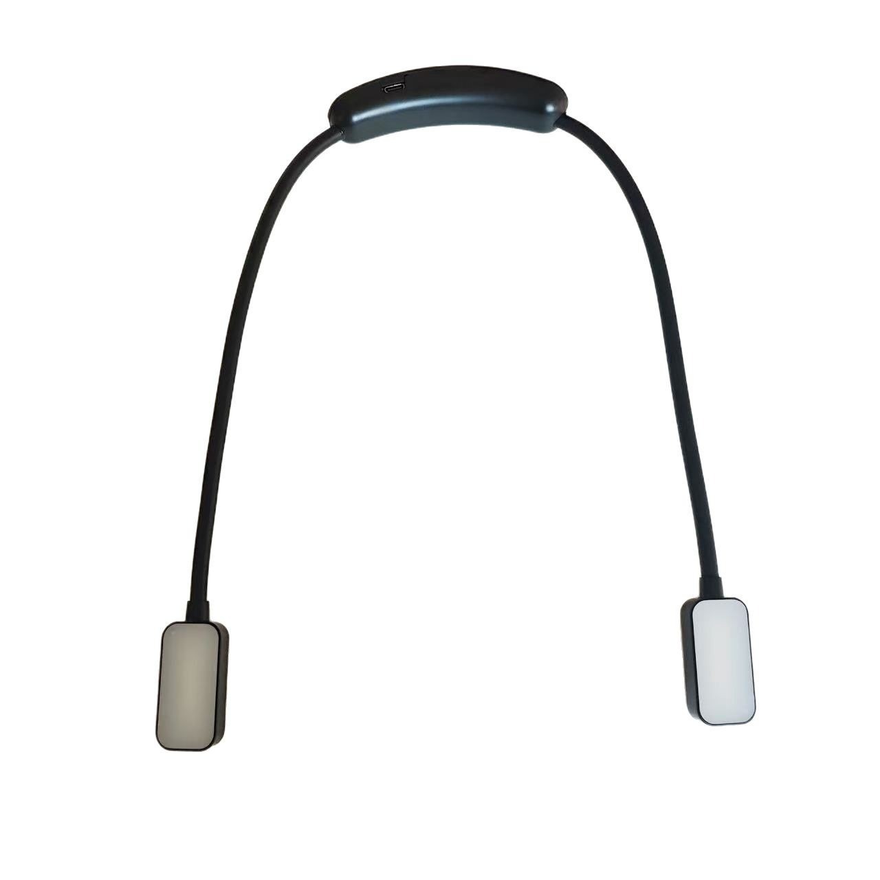 Nuevo cuello transfronterizo lámpara de cuello estudiantes de protección ocular lámpara de lectura deportiva al aire libre lámpara de correr lámpara de reparación de noche
