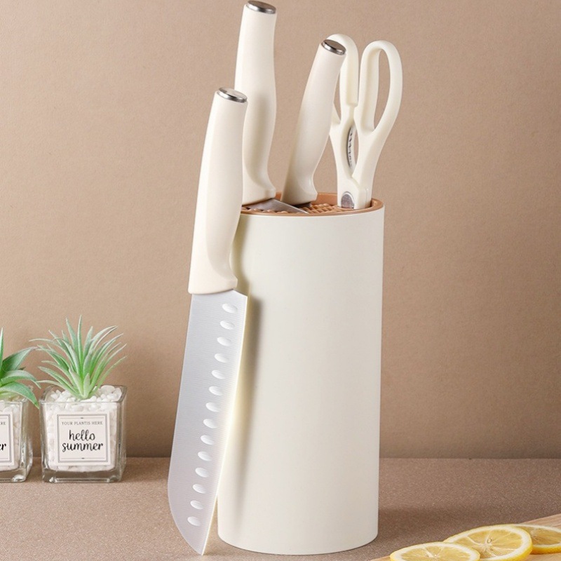 家用不锈钢五件套菜刀锋利中式厨房套刀切菜切片切肉刀剪刀刀具套