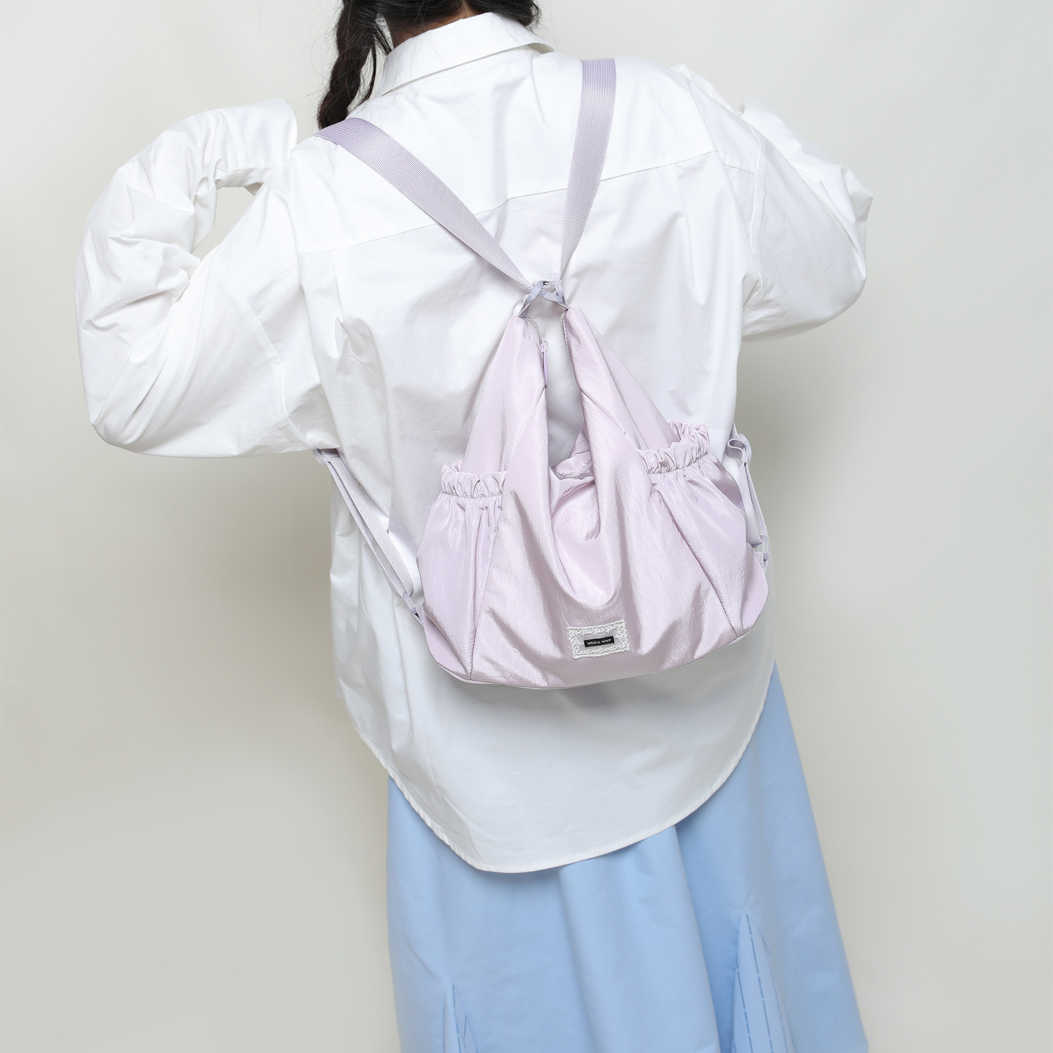 2025 Large Capacity Commuter Tote Bag Multifunctional Nylon Crossbody Bag Versatile Designer Niche Style For Girls - Thumbnail 2