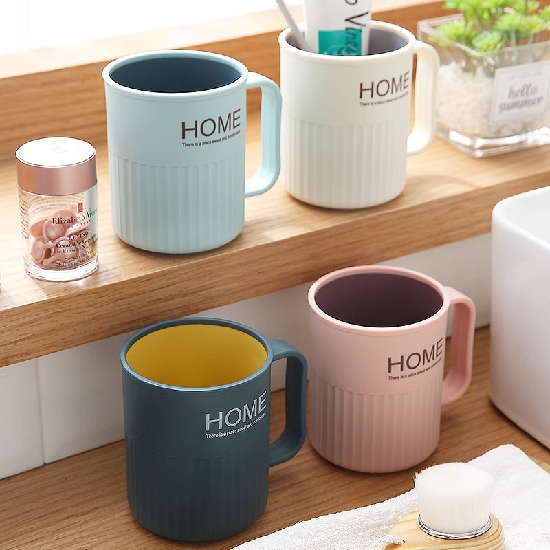 Set di bicchieri da bagno per famiglia e coppia design semplice_voghion.com